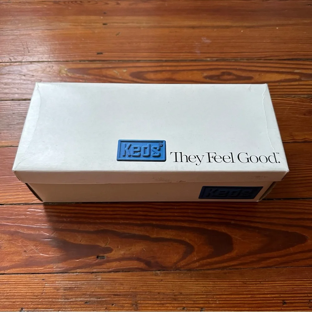 Vintage 1993 Keds Ribbed Oxford in Wine Sz 7 w orig box